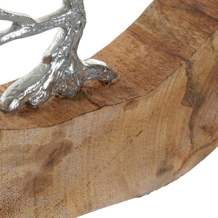 Figura Decorativa DKD Home Decor Árbol Aluminio Madera de mango (35 x 5.5 x 33 cm) 1