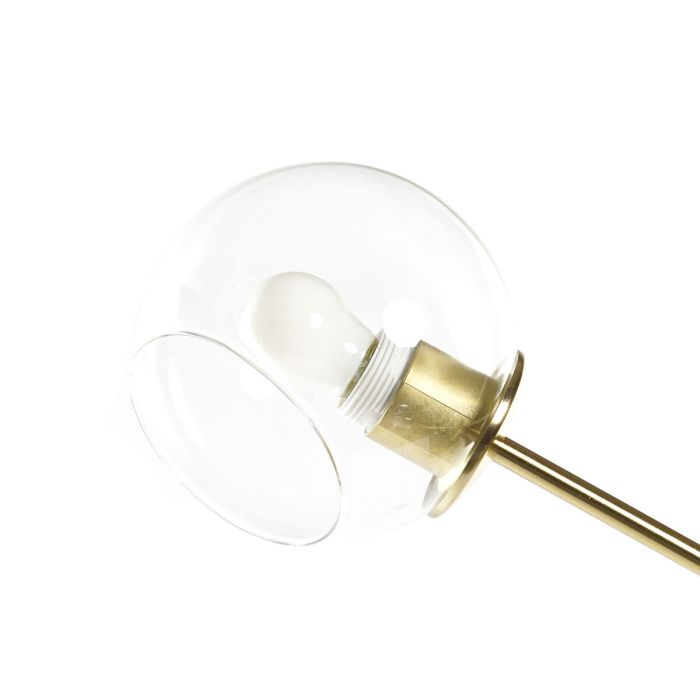 Lámpara de Techo DKD Home Decor 90 x 75 x 60 cm Cristal Dorado Metal Transparente 50 W 3