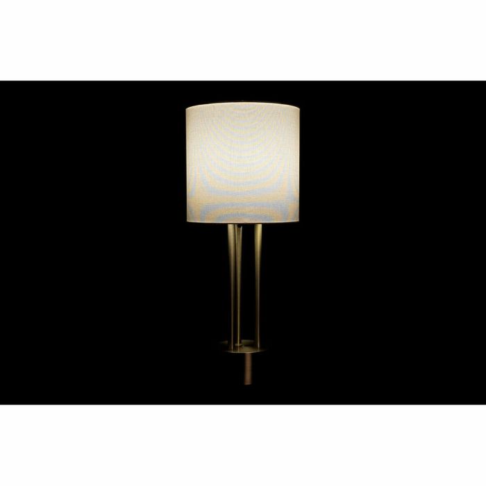 Lámpara de mesa DKD Home Decor Dorado Blanco 220 V 50 W (28 x 28 x 67 cm) 1