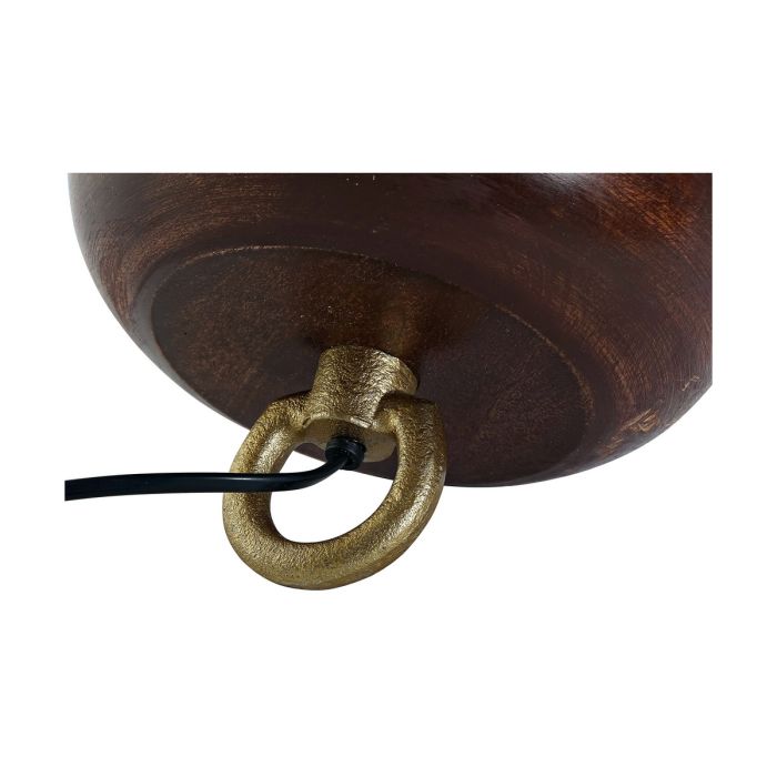 Lámpara de mesa DKD Home Decor Dorado Metal Marrón 220 V 50 W (21 x 21 x 21 cm) 2