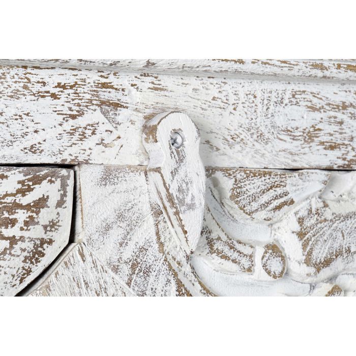 Armario DKD Home Decor Blanco Metal Madera de mango (100 x 43 x 190 cm) 4