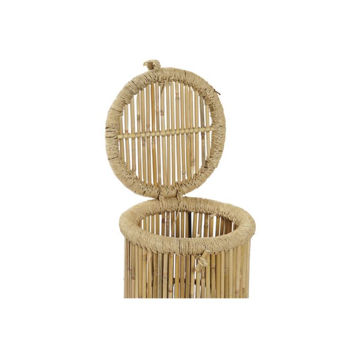 Juego de Cestos DKD Home Decor Natural Cuerda Bambú (44 x 44 x 60 cm) (2 Piezas) 2