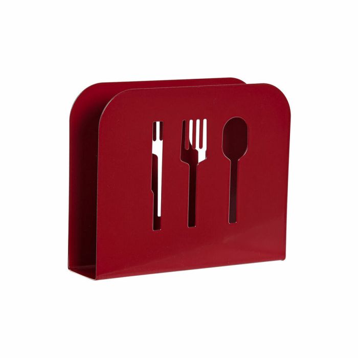 Servilletero DKD Home Decor Rojo Negro Metal (15 x 4 x 12.5 cm) (2 pcs) Servilletero DKD Home Decor Rojo Negro Metal (15 x 4 x 12.5 cm) (2 pcs)
