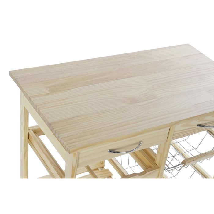 Carrito Verdulero DKD Home Decor Blanco Natural Metal Pino Madera MDF 67 x 37 x 76 cm 5 Carrito Verdulero DKD Home Decor Blanco Natural Metal Pino Madera MDF 67 x 37 x 76 cm 5