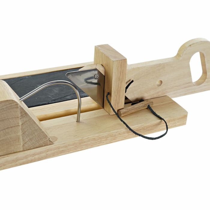 Cortador DKD Home Decor Embutido Acero Inoxidable Madera de caucho Pizarra Natural (26 x 20 x 10 cm) 1 Cortador DKD Home Decor Embutido Acero Inoxidable Madera de caucho Pizarra Natural (26 x 20 x 10 cm) 1