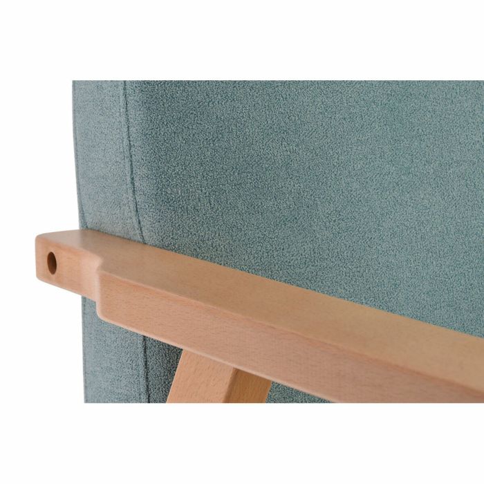 Mecedora DKD Home Decor 54,3 x 87 x 88 cm Natural Turquesa Haya Madera MDF 2 Mecedora DKD Home Decor 54,3 x 87 x 88 cm Natural Turquesa Haya Madera MDF 2