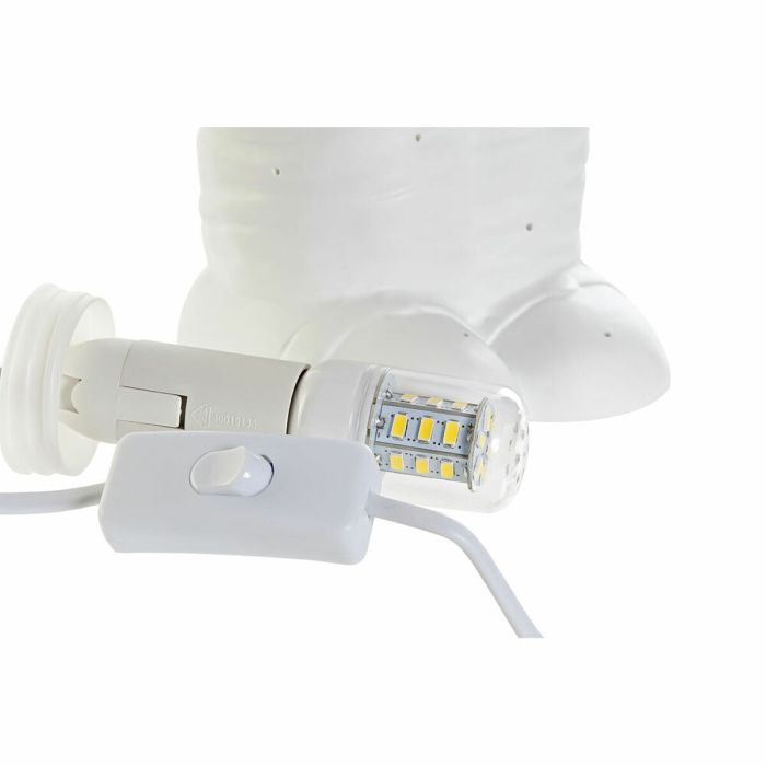 Lámpara de mesa DKD Home Decor Blanco Porcelana 25W 220 V LED (14 x 12 x 31 cm) 1