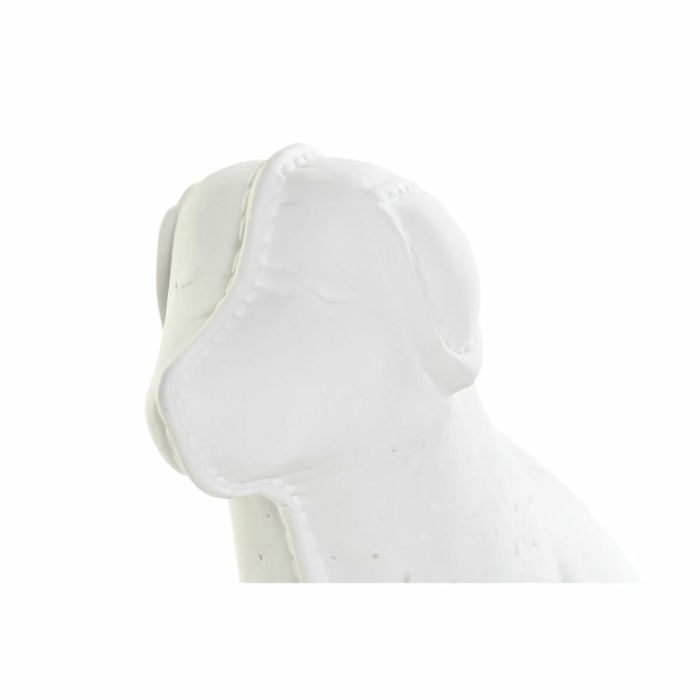 Lámpara de mesa DKD Home Decor Blanco Porcelana LED Perro (25 x 10 x 19 cm) 2