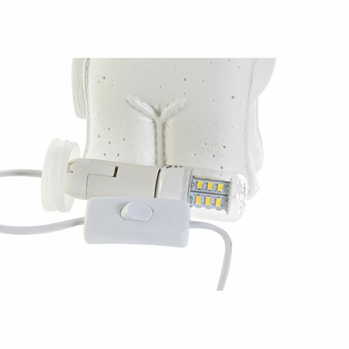 Lámpara de mesa DKD Home Decor 25W Blanco 220 V Jirafa (18 x 10 x 25 cm) 1