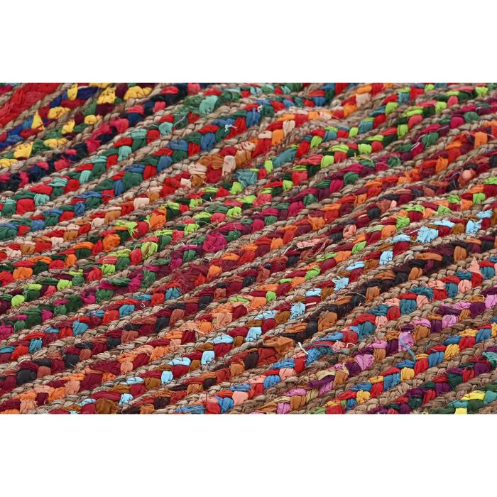 Alfombra DKD Home Decor Algodón Multicolor Jute (200 x 290 x 1 cm) 1