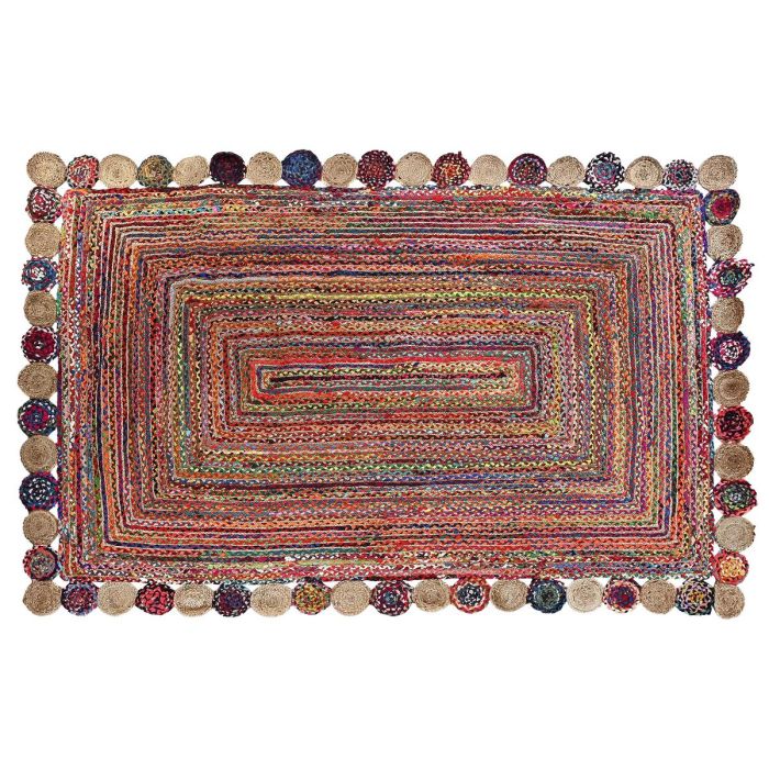 Alfombra DKD Home Decor Algodón Multicolor Jute (200 x 290 x 1 cm)