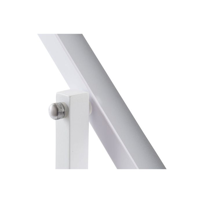 Espejo LED Táctil de Sobremesa DKD Home Decor Metal Blanco (35 x 2 x 45 cm) 2