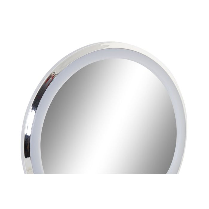 Espejo de Aumento con LED DKD Home Decor Plateado Metal 20 x 11 x 37 cm 3