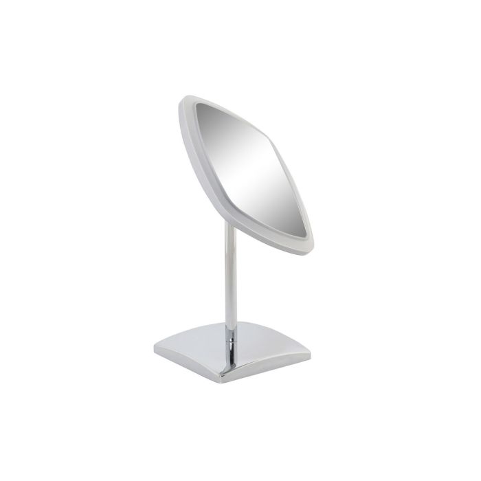 Espejo de Aumento con LED DKD Home Decor 17 x 13 x 30,5 cm Plateado Metal 1