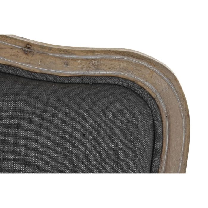 Sillón DKD Home Decor Gris Madera Marrón Poliéster (70 x 66 x 95,5 cm) 2