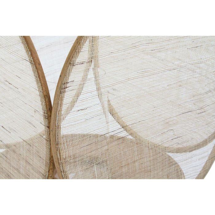Farol DKD Home Decor Cristal Natural Marrón Bambú Oriental 42 x 42 x 55 cm 4