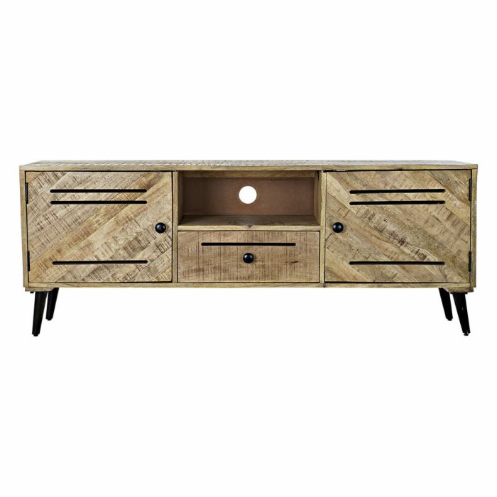 Mueble de TV DKD Home Decor Marrón Metal Madera de mango (150 x 59 x 40 cm) 3