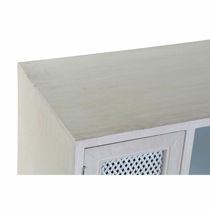 Mueble de TV DKD Home Decor Blanco Madera MDF (110 x 61 x 41 cm) 1
