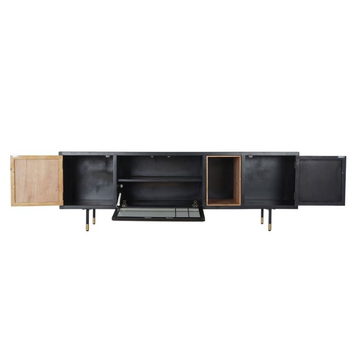 Mueble de TV DKD Home Decor Cristal MDF (166 x 40 x 55 cm) 2