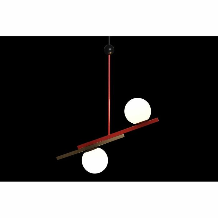 Lámpara de Techo DKD Home Decor Rojo Negro Dorado Blanco (64 x 20 x 120 cm) 1