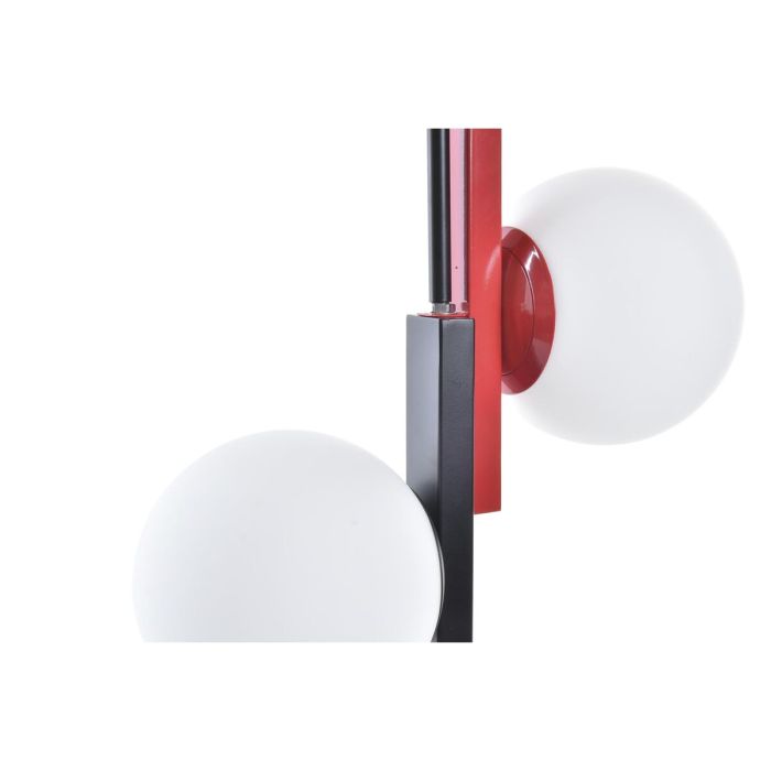 Lámpara de Techo DKD Home Decor Rojo Negro Blanco 40W 220 V (44 x 44 x 120 cm) 3