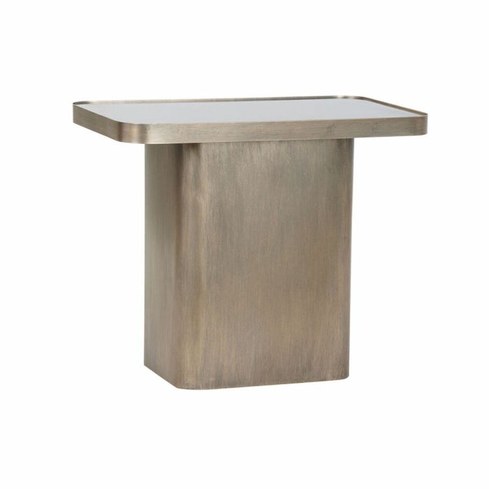 Mesa auxiliar DKD Home Decor Cristal Negro Metal Cobre (60 x 35,5 x 50 cm) 2 Mesa auxiliar DKD Home Decor Cristal Negro Metal Cobre (60 x 35,5 x 50 cm) 2