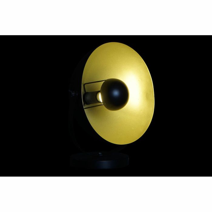 Lámpara de mesa DKD Home Decor Negro Dorado Metal (34 x 22 x 35 cm) 1