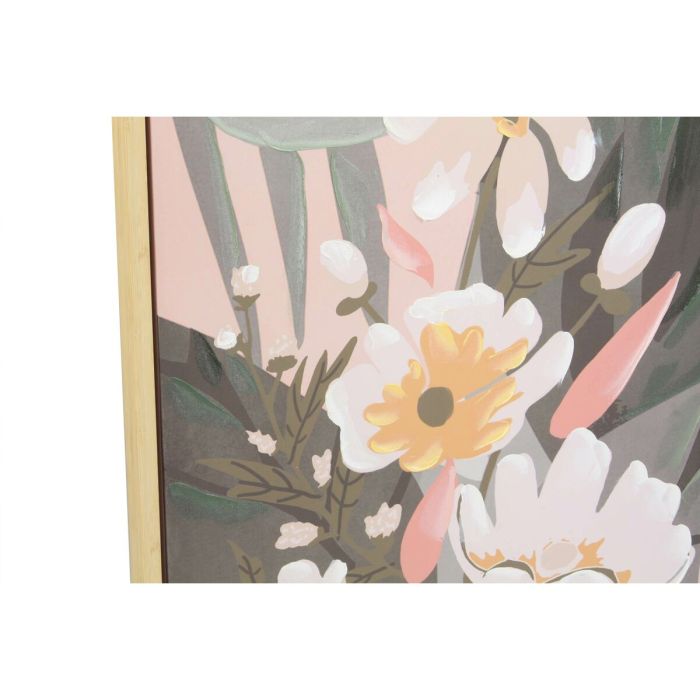 Cuadro DKD Home Decor 60 x 4 x 80 cm Flores Escandinavo (2 Unidades) 1