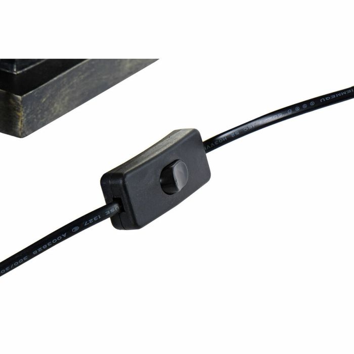 Lámpara de mesa DKD Home Decor Negro Beige Dorado Metal Resina Mono (32.5 x 30 x 60 cm) (2 pcs) 2