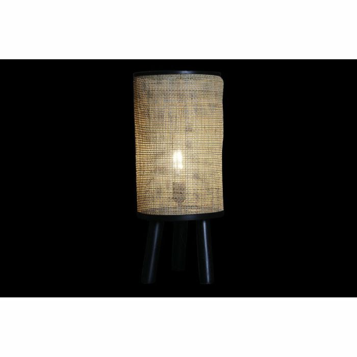 Lámpara de mesa DKD Home Decor Natural Negro 220 V 50 W (25 x 25 x 59 cm) 1