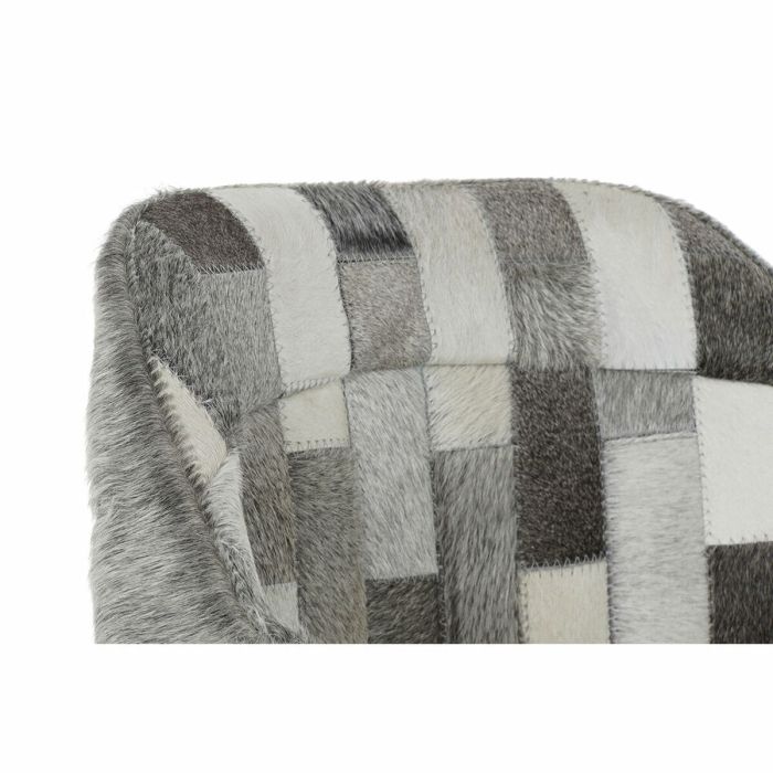 Silla con Reposabrazos DKD Home Decor Blanco Negro Beige Gris 60,5 x 53 x 81,5 cm 1 Silla con Reposabrazos DKD Home Decor Blanco Negro Beige Gris 60,5 x 53 x 81,5 cm 1