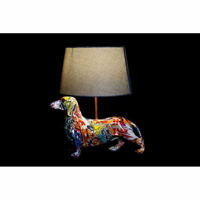 Lámpara de mesa DKD Home Decor Policarbonato Resina Multicolor Perro (40 x 31 x 44.5 cm) 1 Lámpara de mesa DKD Home Decor Policarbonato Resina Multicolor Perro (40 x 31 x 44.5 cm) 1