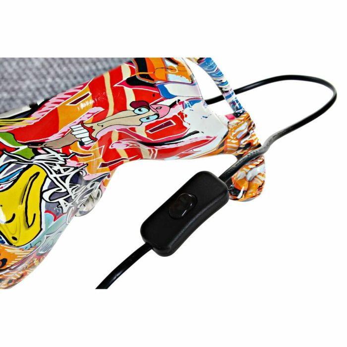 Lámpara de mesa DKD Home Decor Policarbonato Resina Multicolor Perro (40 x 31 x 44.5 cm) 3 Lámpara de mesa DKD Home Decor Policarbonato Resina Multicolor Perro (40 x 31 x 44.5 cm) 3