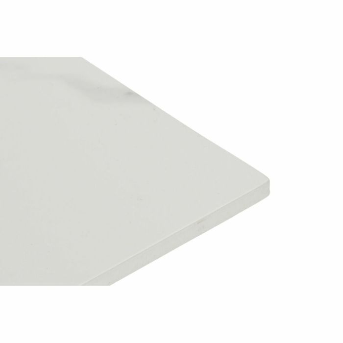 Mesa auxiliar DKD Home Decor Cerámica Dorado Metal Blanco Moderno (60 x 60 x 48 cm) 3