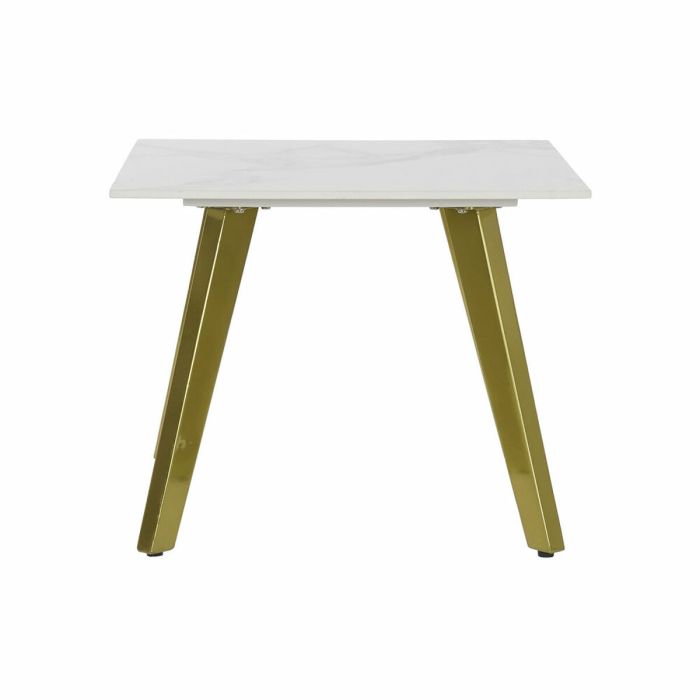 Consola DKD Home Decor Blanco Dorado Metal Cerámica 60 x 60 x 48 cm 1