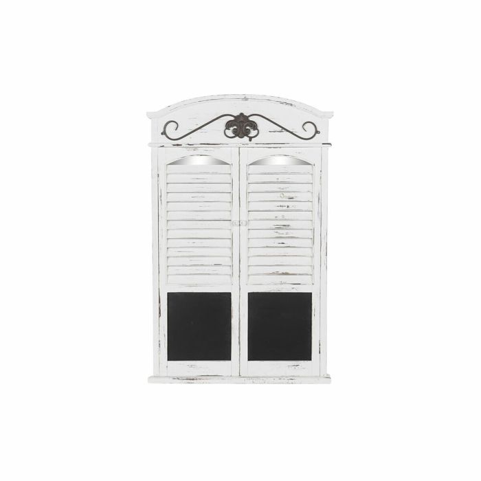 Espejo Shabby DKD Home Decor Blanco Negro 7 x 94 x 60 cm