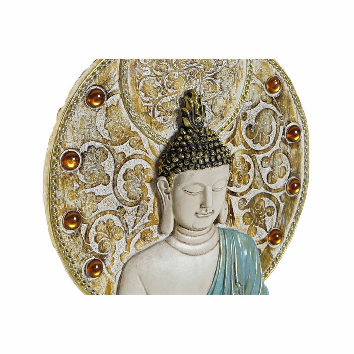 Decoración de Pared DKD Home Decor Buda Resina (20 x 4 x 30.3 cm) (3 pcs) 1