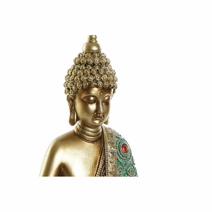 Figura Decorativa DKD Home Decor Dorado Buda Resina (20 x 10 x 28 cm) 1