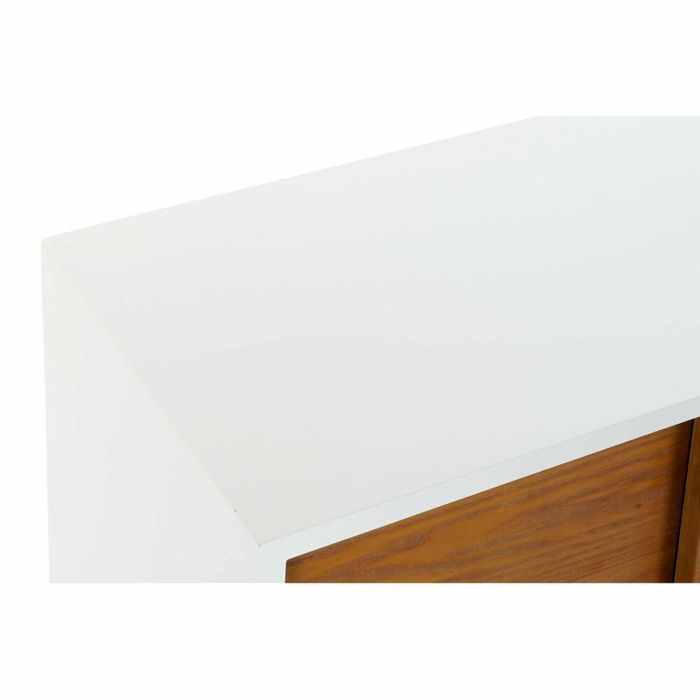 Mueble de TV DKD Home Decor Blanco 100 x 40 x 50 cm Marrón Madera MDF 1