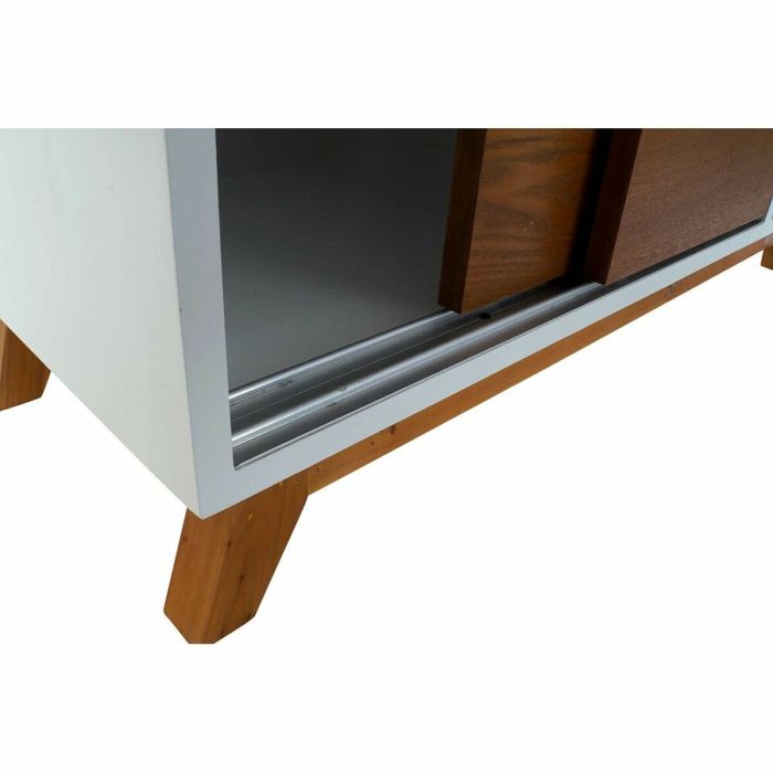 Mueble de TV DKD Home Decor Blanco 100 x 40 x 50 cm Marrón Madera MDF 5