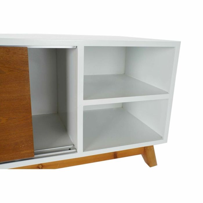Mueble de TV DKD Home Decor Blanco 100 x 40 x 50 cm Marrón Madera MDF 3