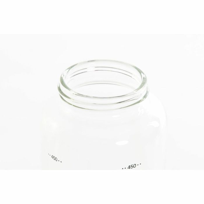 Aceitera DKD Home Decor Transparente Acero Inoxidable Vidrio de Borosilicato (500 ml) (6.5 x 6.5 x 24.5 cm) 1