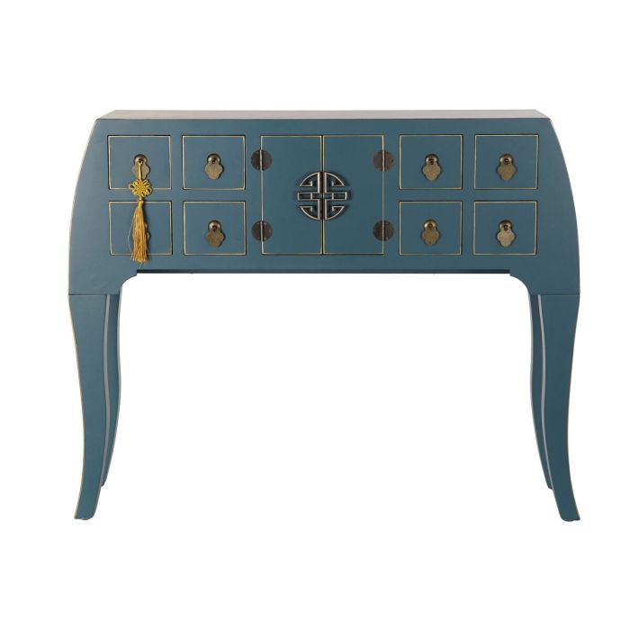 Consola DKD Home Decor Azul Abeto Madera MDF 98 x 26 x 80 cm 1