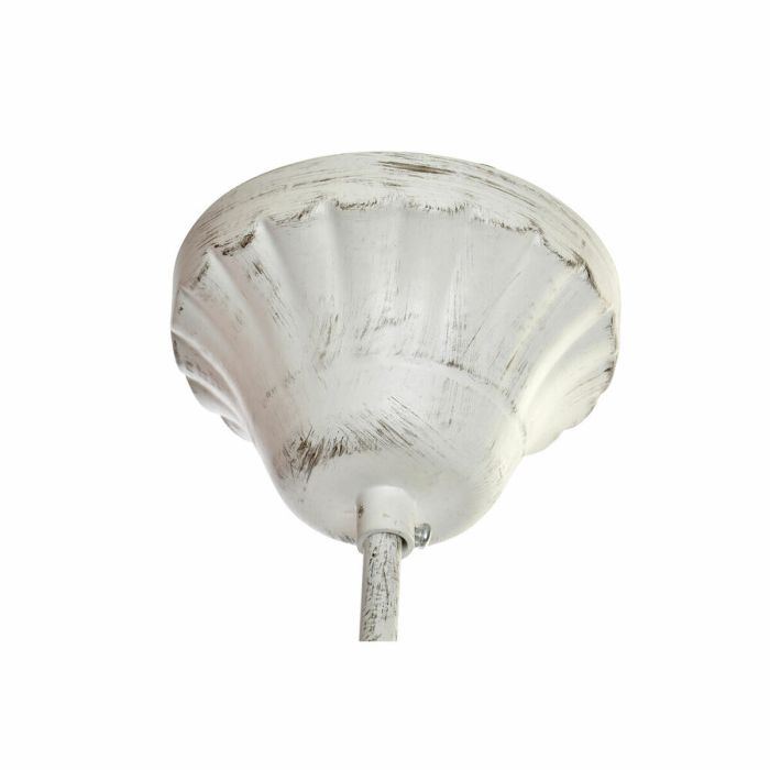 Lámpara de Techo DKD Home Decor Blanco Metal Abeto Plástico 40 W Romántico Decapé 220 V 65 x 65 x 53 cm 1