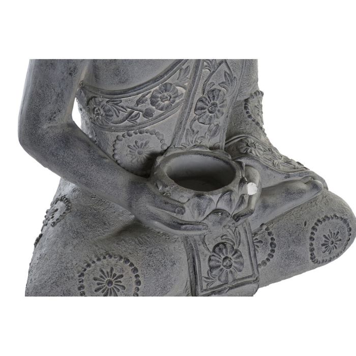 Figura Decorativa para Jardín DKD Home Decor Gris Buda Resina Magnesio (51 x 37,5 x 81 cm) 2 Figura Decorativa para Jardín DKD Home Decor Gris Buda Resina Magnesio (51 x 37,5 x 81 cm) 2