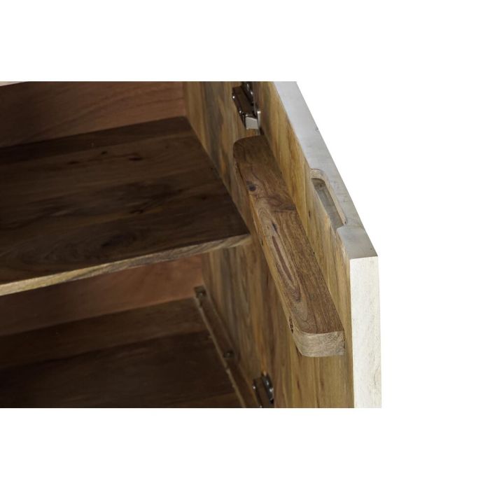 Aparador DKD Home Decor Blanco Dorado Madera de mango 6