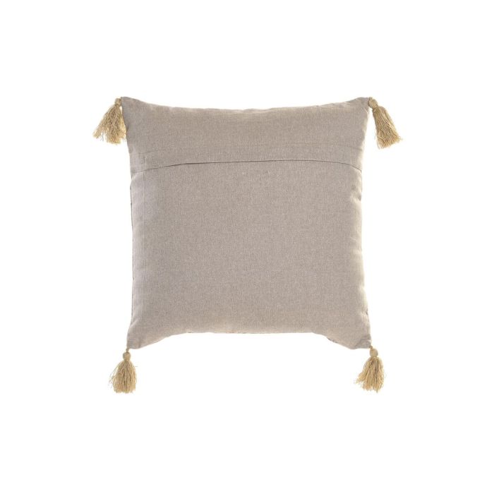 Cojín DKD Home Decor Beige Cuadrada 40 x 15 x 40 cm 1