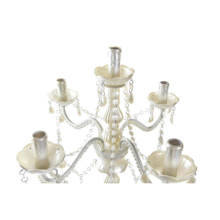 Lámpara de mesa DKD Home Decor 25W Crema 220 V Shabby Chic (51 x 51 x 73 cm) 2