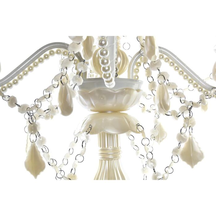 Lámpara de mesa DKD Home Decor 25W Crema 220 V Shabby Chic (51 x 51 x 73 cm) 1