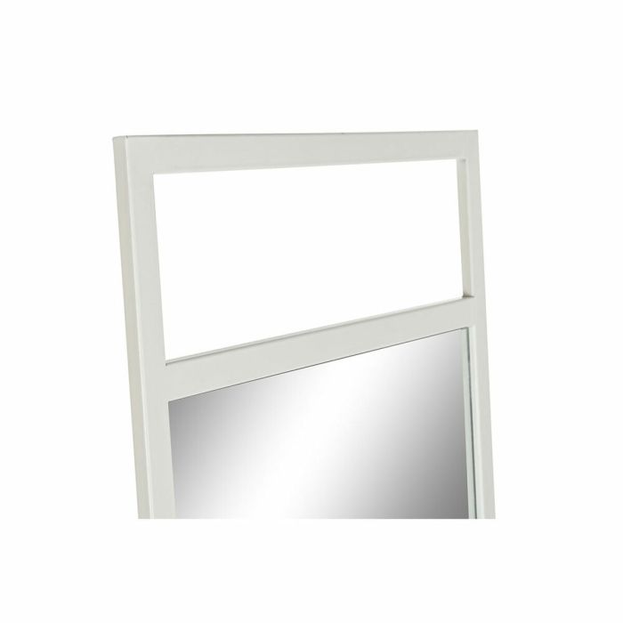 Espejo de pie DKD Home Decor Blanco Metal Espejo Rectangular 30 x 40 cm 39 x 40 x 160 cm 1